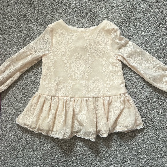 Pippa & Julie girls lace shirt toddler size 2T - Picture 1 of 4